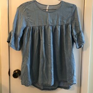 Chambray top